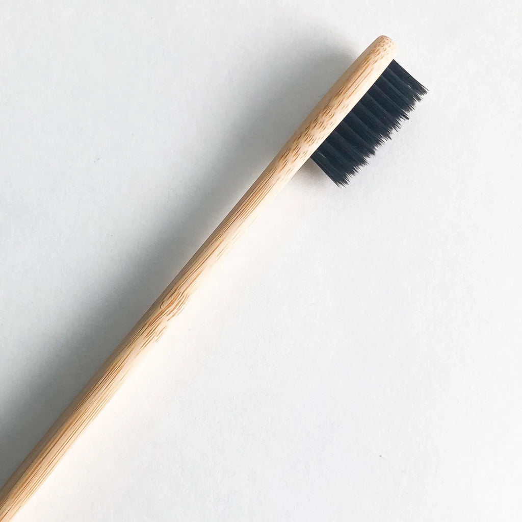 Eco Friendly Natural Bamboo Toothbrush - Activated Charcoal Bristle - Zero Waste | Biodegradable - Bambora
